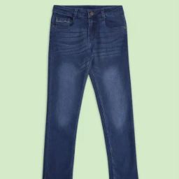 Pantaloons Junior Blue Tapered Fit Jeans-image-13