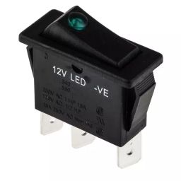 ARCOLECTRIC (BULGIN LIMITED) Illuminated SPST On-Off Rocker Switch Panel Mount, C5503PLLAB-image-49