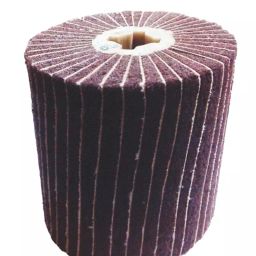 FORSKUT Non Woven Combi Flap Wheel 4x4 inch Size & 3/4 inch Keyway Size, FCW11-13