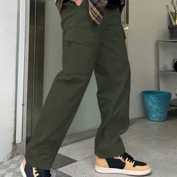 SZN Men Relaxed Fit High-Rise Cargos-picture-33