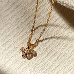 SALTY Sweet Bow Neckalce for Women & Girls-picture-16