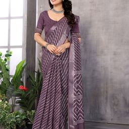 vj fashion Leheriya Printed Zari Saree-picture-18