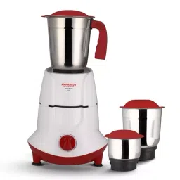 Maharaja Whiteline Unigrind 500 W White & Red Mixer Grinder with 3 Jars-picture-21