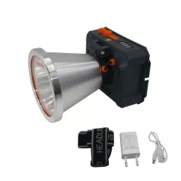 Renmax Bright Head Mount LED Torch 2000 mAh C-Type 500 m Light Range Waterproof Abs-picture-24
