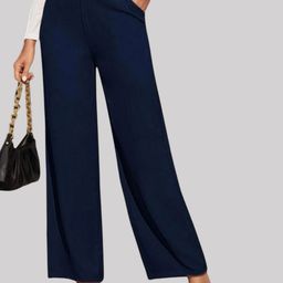 Chemistry Women Relaxed Straight Leg Straight Fit High-Rise Trousers-picture-22