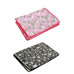 Kuber Industries Set Of 6 Metallic Printed Saree Organisers image 3