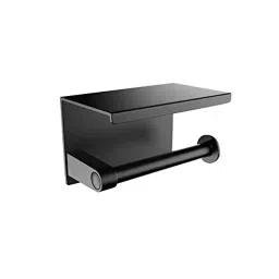 RN Stainless Steel Black Chrome Finish Tissue Paper Holder, 8104B-27
