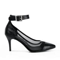 London Rag Women's Black Ankle Strap Sandals-picture-27