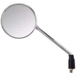 Uno Minda Shatterproof Glass Rear View Mirror (Chrome Finish) - Left Hand for Royal Enfield Classic (RV-6002L)-2