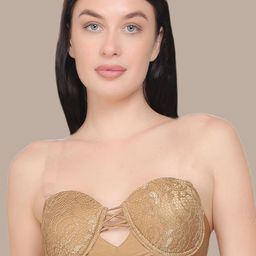 CURWISH Floral Lace Medium Coverage Heavily Padded Balconette Bra With All Day Comfort-picture-27