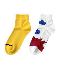 bummer Pack Of 2 Patterned Ankle Length Socks-image-35