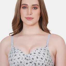 Reveira Floral Printed Medium Coverage Super Support Dry Fit Cotton Everyday Bras-7