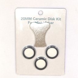 BL Electronics 20MM (Not 16MM) Ceramics Ultrasonic Mist Maker Fogger Disc/Key for Humidifier Parts set of 3 pic. Before Purchase please check your Mist maker Disc Size. image 1