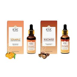 iCUC Set Of 2 Vitamin C Radiant Glow & Nutmeg Skin Rejuvenating Face Serum- 30 ml Each-18
