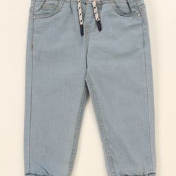 Babyhug Cotton Full Length Washed Joggers With Ribbed Waist (Colour May Vary)-image-14