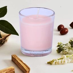 Parkash Candles Set of 3 Scented Votive Glass Candles - White Sage-8