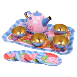 Toyshine 14 Pcs Stainless Steel Kitchen Set Tea Party Kitchen Set Toy for Girls Boys Model C-image-4