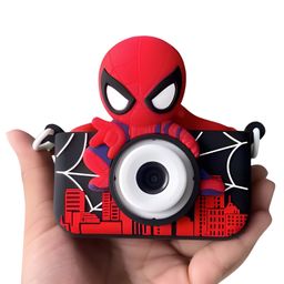 YAMAMA Digital Handy Portable Spiderman Camera Full HD 1080P 3.0 Screen with Inbuilt Games Children's Definition Camera Photos of Games Buoy Digital Cameras - Multicolor-11