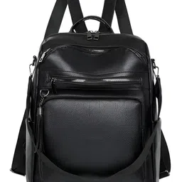 SYGA Women Soft Backpack Breathable Daily Bag with Neat Stitching & Interior Pockets(Black)-picture-25