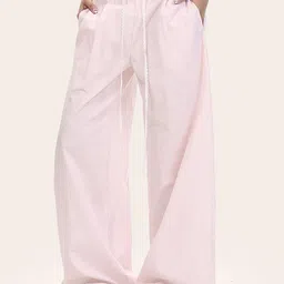 LULU & SKY Women Loose Fit Low-Rise Trousers-picture-4