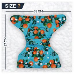 devico Novo Baby Leakage ProofWashable & Reusable Cloth Diaper with 5 Layer High Absorbent and Quick Dry Pads Nappy Freesize Pack of 3- Multicolor image 3