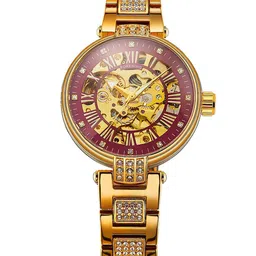 FORSINING Women Dial & Stainless Steel Straps Analogue Watch FSL8175M4G2-image-14