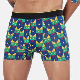 Bummer Men's Printed Micro Modal Trunks Underwear Pack of 2 TRDBLZ02S-54