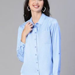 Oxolloxo Blue Striped Shirt-picture-10