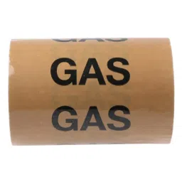 RS PRO Beige PP, Vinyl Pipe Marking Tape, text Gas, Dim.  711615 (1 Roll of 33 m)-image-32