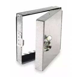 Dayton Duct Access Door 10x10 inch 24 ga Steel Single Cam Tab-In Hinge, 2TFX4-15