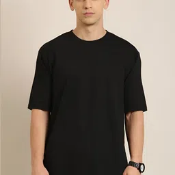 GLOWBERRY Men Solid Organic Cotton T-shirt-picture-38