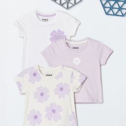 max Girls 3 Printed Pockets T-shirt-image-73