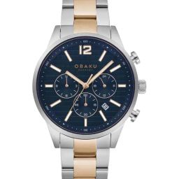 Obaku V205GUCLSH Skov Dual Time Watch for Men-20