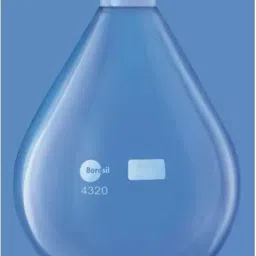 Borosil Pear Shape Ground Socket Flasks Capacity 250 ml 4320121 image 1