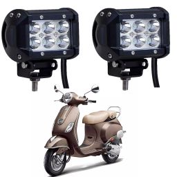 Cartronics 18W 6 Led Aluminum Bar Light/Fog Light for Vespa-17