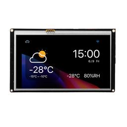 Nextion Enhanced NX8048K070 7.0” HMI Touch Display image 1