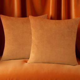 IVAZA Unisex Orange Cushion Covers-image-88