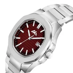 DOUBLERUN Men Dial & Bracelet Style Straps Analogue Multi Function Watch H05NNMT-804 image 2