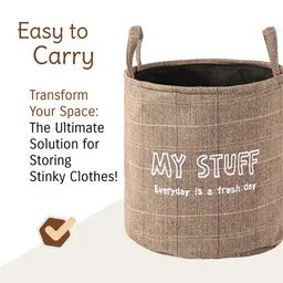 Kuber Industries Khaki Set of 3 Regular Multi-Utility Organisers image 3