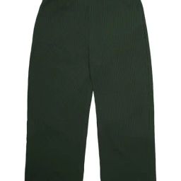 Peter England Kids Dark Green Solid Pants-image-95
