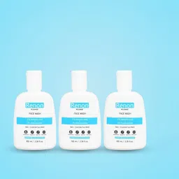 Renon Set Of 3 2 % Salicylic acid And 2 % Niacinamide Deep Cleansing Facewash 100 ml Each-47