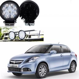Cartronics Waterproof 9 LED Round Fog Light for Maruti Suzuki Swift Dzire Type-2(2011-2017)-20