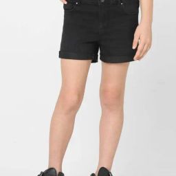 KIDS ONLY Black Regular Fit Shorts-image-7