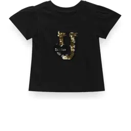 U.S. Polo Assn. Kids Black Cotton Embellished T-Shirt-picture-13
