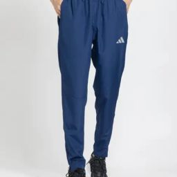 ADIDAS Blue RUNNING 3S M Regular Fit Track Pants-17