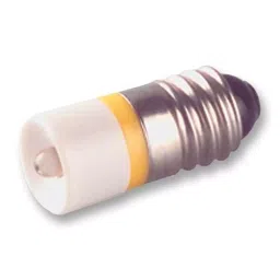 CML INNOVATIVE TECHNOLOGIES LED, E10, T10X25, 12V, WHITE, 1860325W3D-15