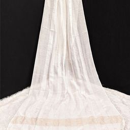 Trendmalls Stripped Zari Work Chinon Silk Dupatta-35