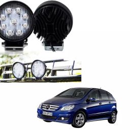 Cartronics Waterproof 9 LED Round Fog Light for Mercedes Benz B-Class Electric-72