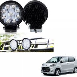 Cartronics Waterproof 9 LED Round Fog Light for Maruti Suzuki WagonR Stingray-32