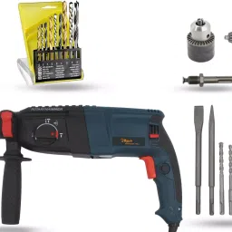 Hillgrove Chuck Size 26 mm Hammer Impact Drill kit 1200 W, HGCM776M1-image-54